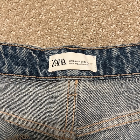 Zara split hem denim shorts - Picture 6 of 10